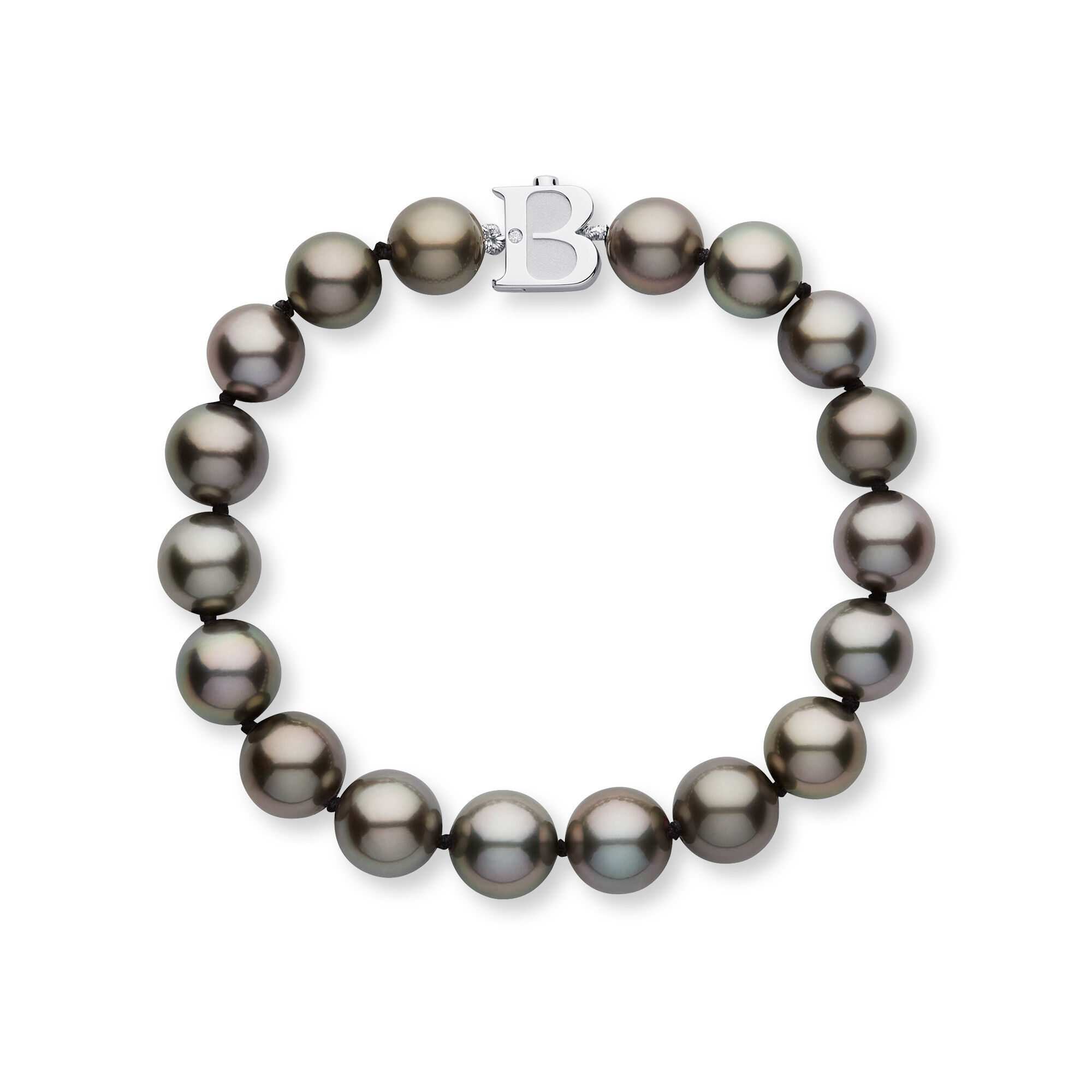 White Gold Tahitian Bracelet 9 10 mm Maison Birks